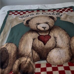 Warm & Cuddly Teddy Bear Blanket